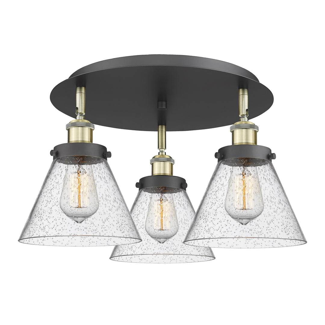 Innovations Downtown Urban 916-3C-BAB-G44 Ceiling Light - Black Antique Brass