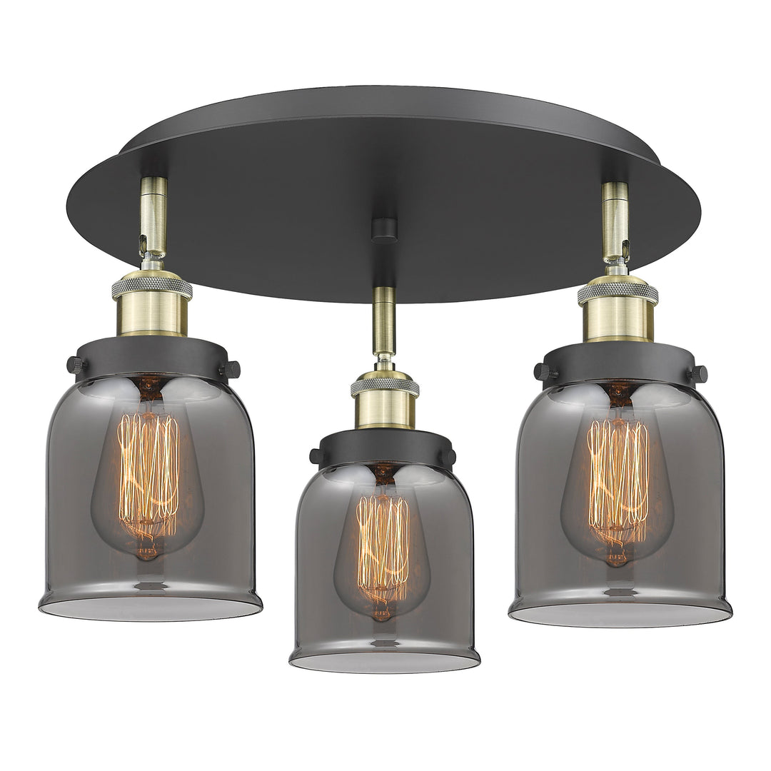 Innovations Downtown Urban 916-3C-BAB-G53 Ceiling Light - Black Antique Brass