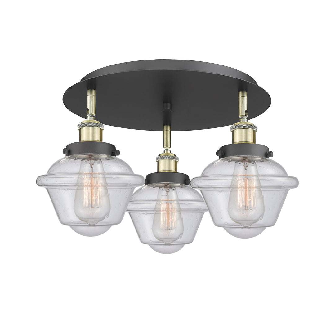 Innovations Downtown Urban 916-3C-BAB-G534 Ceiling Light - Black Antique Brass