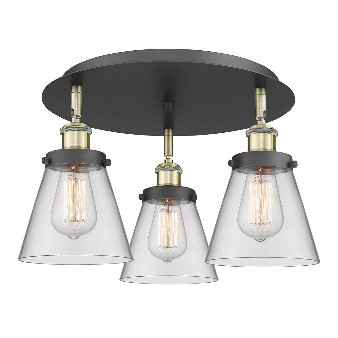 Innovations Downtown Urban 916-3C-BAB-G62 Ceiling Light - Black Antique Brass