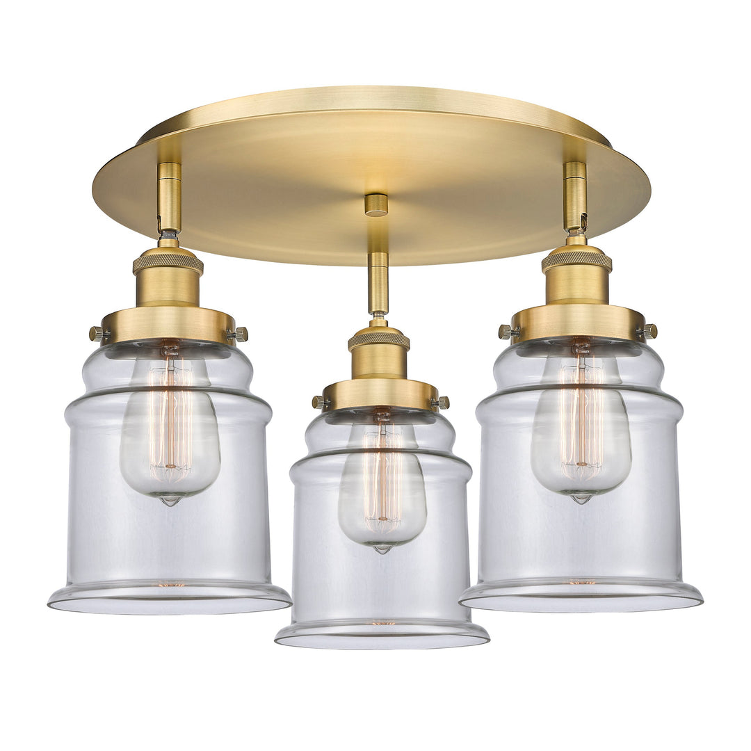 Innovations Downtown Urban 916-3C-BB-G182 Ceiling Light - Brushed Brass