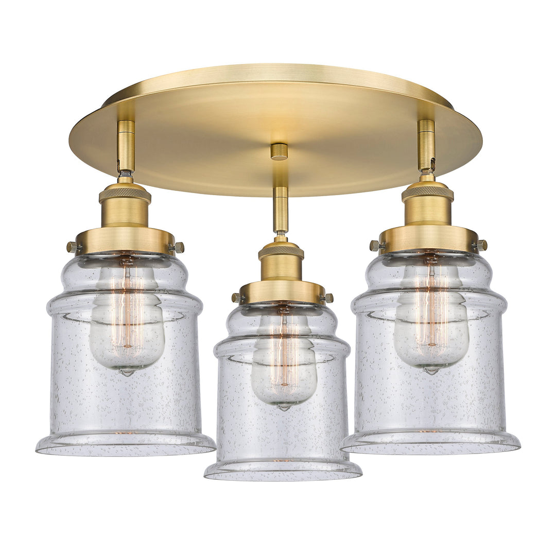 Innovations Downtown Urban 916-3C-BB-G184 Ceiling Light - Brushed Brass