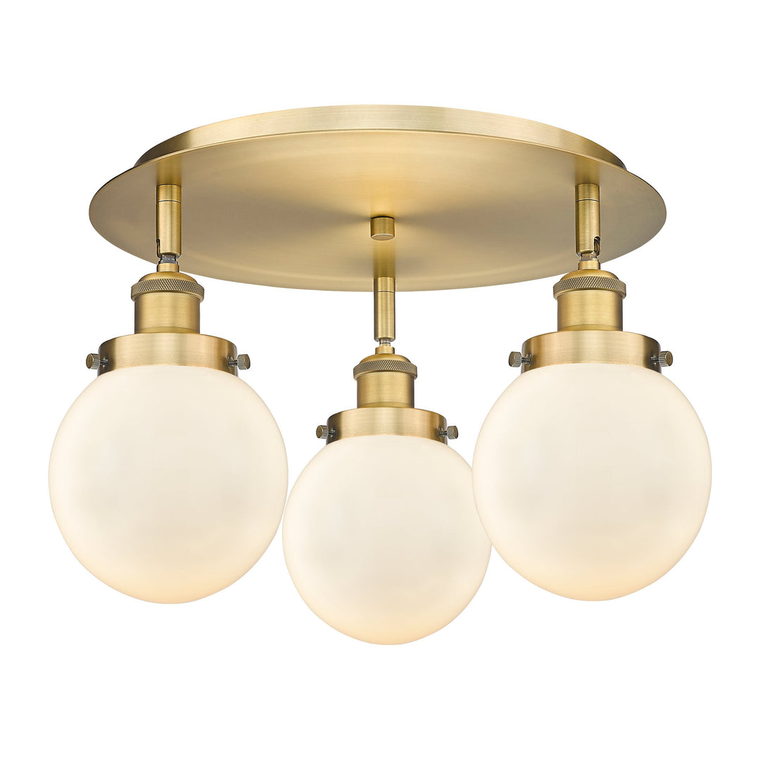 Innovations Downtown Urban 916-3C-BB-G201-6 Ceiling Light - Brushed Brass