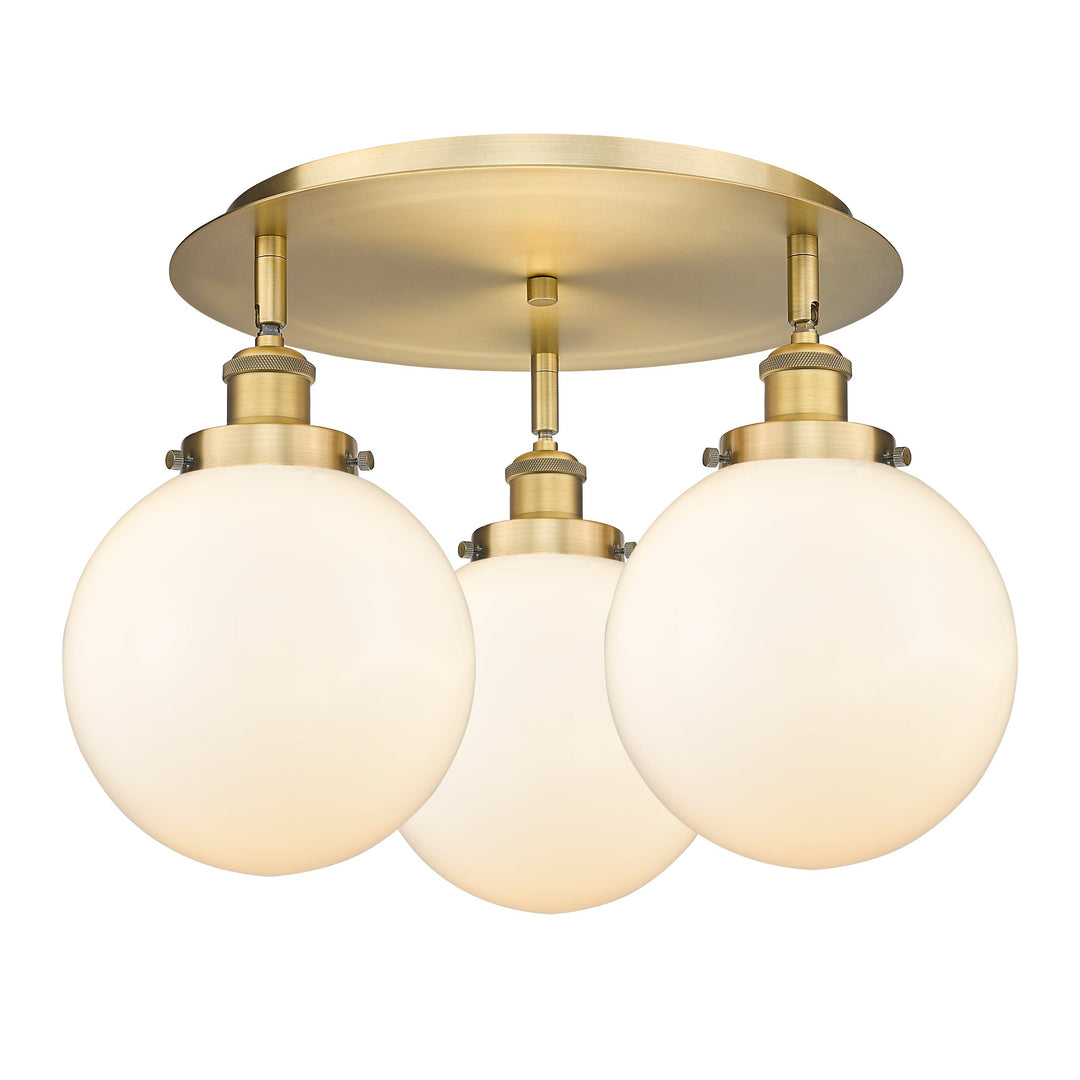 Innovations Downtown Urban 916-3C-BB-G201-8 Ceiling Light - Brushed Brass