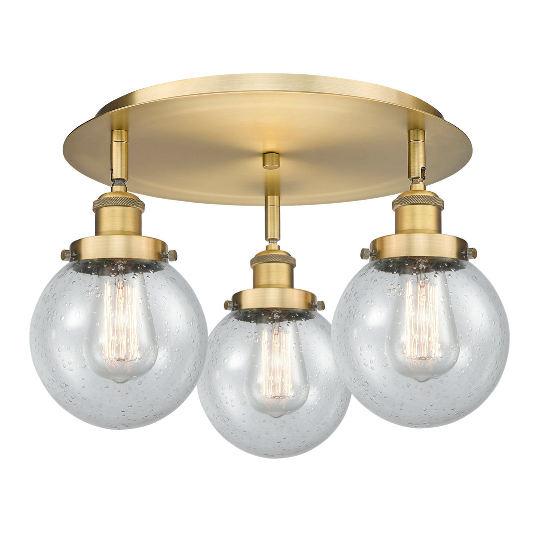 Innovations Downtown Urban 916-3C-BB-G204-6 Ceiling Light - Brushed Brass