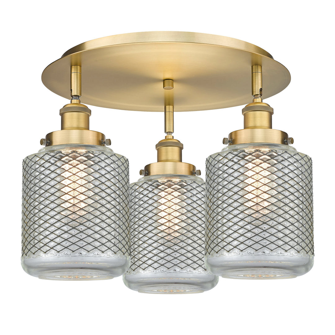 Innovations Downtown Urban 916-3C-BB-G262 Ceiling Light - Brushed Brass