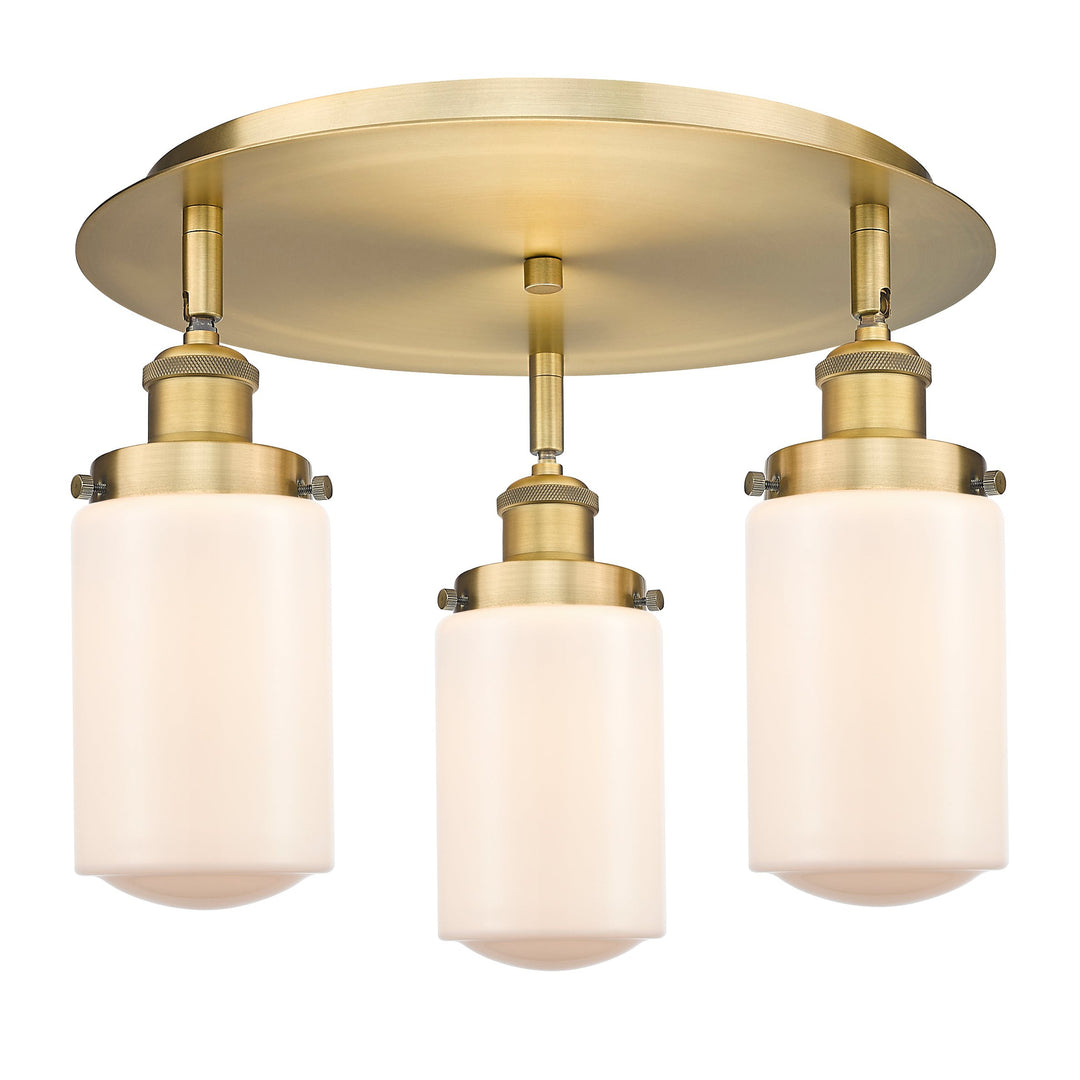 Innovations Downtown Urban 916-3C-BB-G311 Ceiling Light - Brushed Brass