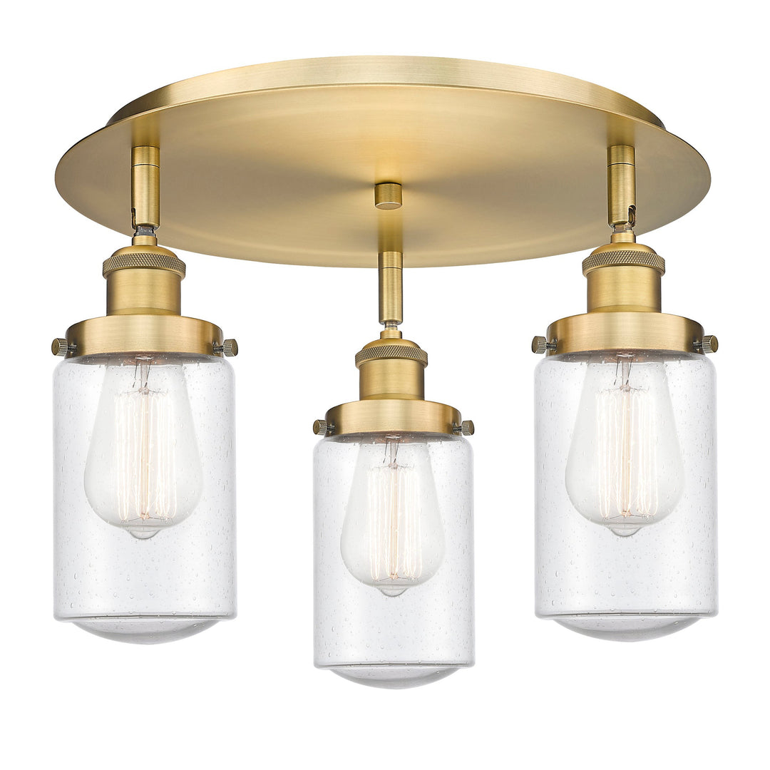 Innovations Downtown Urban 916-3C-BB-G314 Ceiling Light - Brushed Brass
