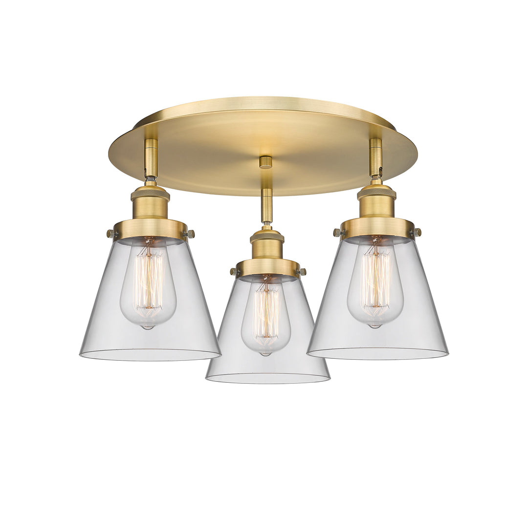 Innovations Downtown Urban 916-3C-BB-G62 Ceiling Light - Brushed Brass