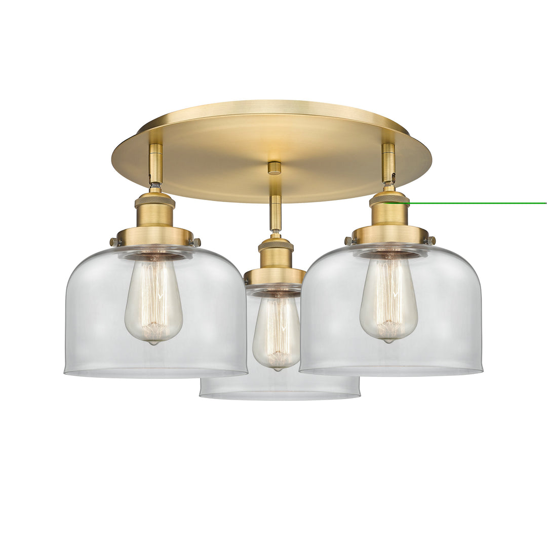 Innovations Downtown Urban 916-3C-BB-G72 Ceiling Light - Brushed Brass