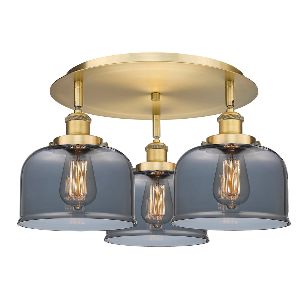 Innovations Downtown Urban 916-3C-BB-G73 Ceiling Light - Brushed Brass