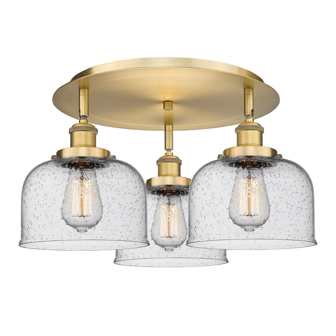 Innovations Downtown Urban 916-3C-BB-G74 Ceiling Light - Brushed Brass