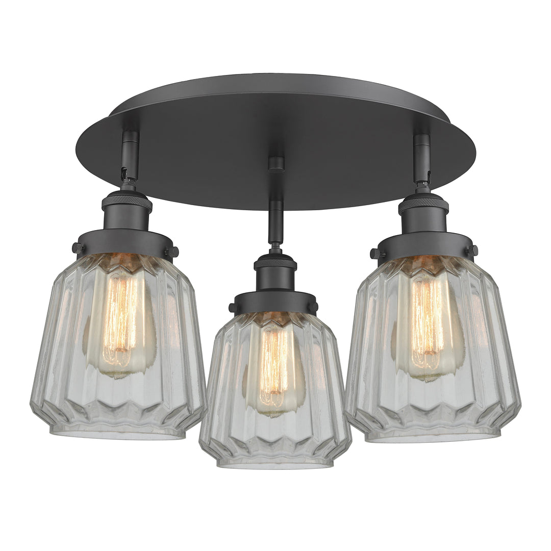 Innovations Downtown Urban 916-3C-BK-G142 Ceiling Light - Matte Black
