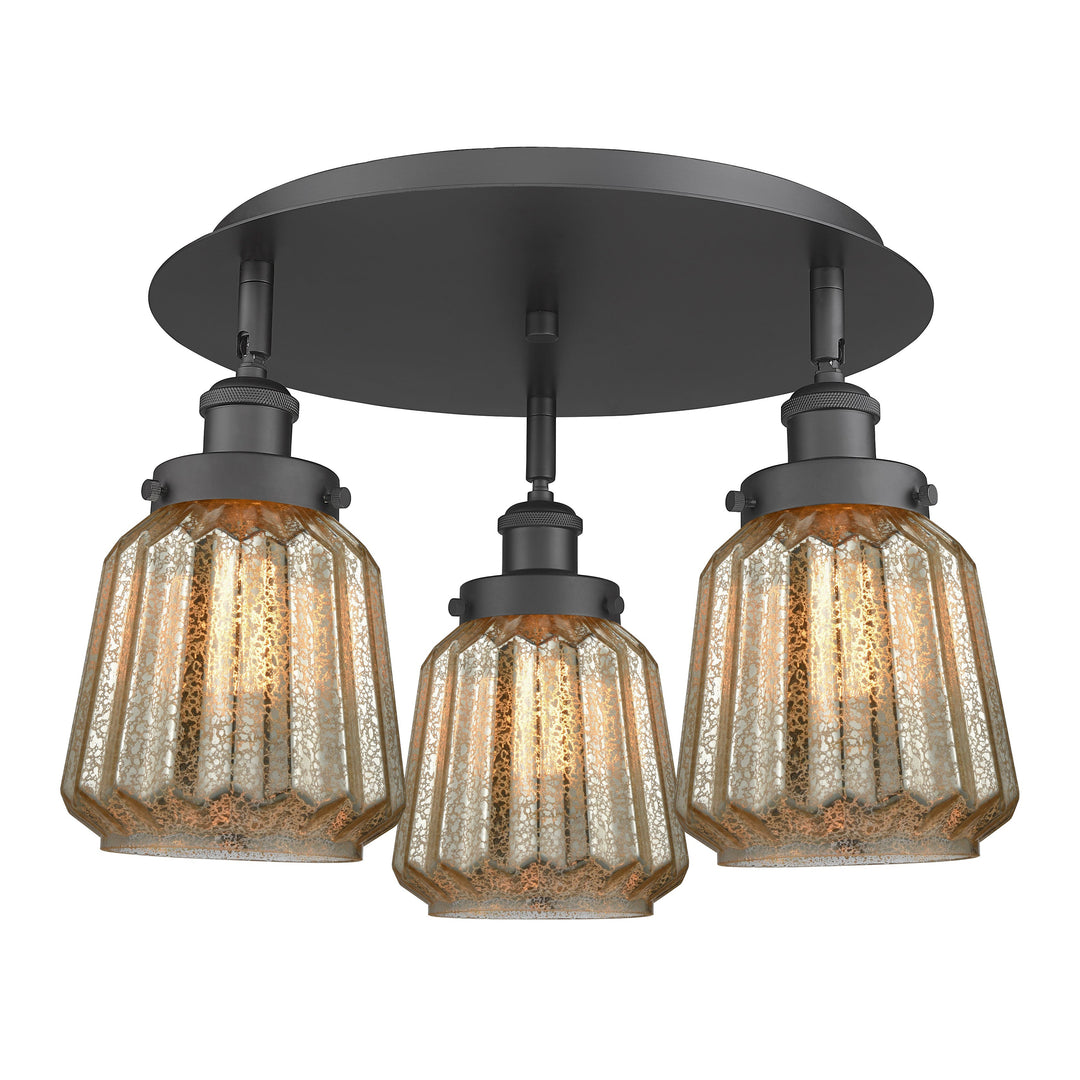 Innovations Downtown Urban 916-3C-BK-G146 Ceiling Light - Matte Black