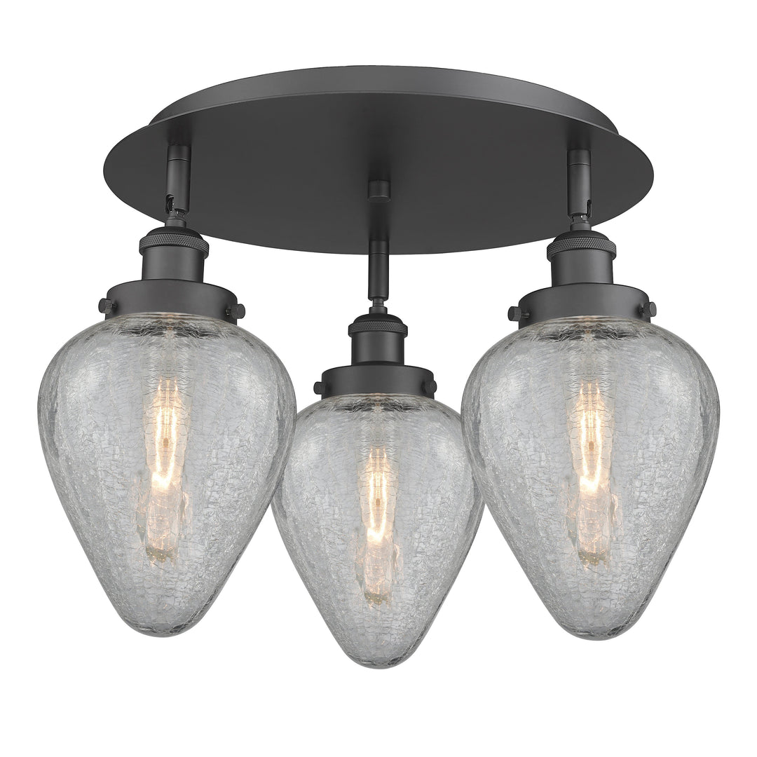 Innovations Downtown Urban 916-3C-BK-G165 Ceiling Light - Matte Black