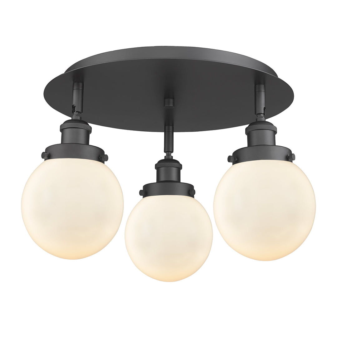 Innovations Downtown Urban 916-3C-BK-G201-6 Ceiling Light - Matte Black