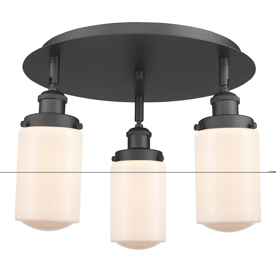 Innovations Downtown Urban 916-3C-BK-G311 Ceiling Light - Matte Black