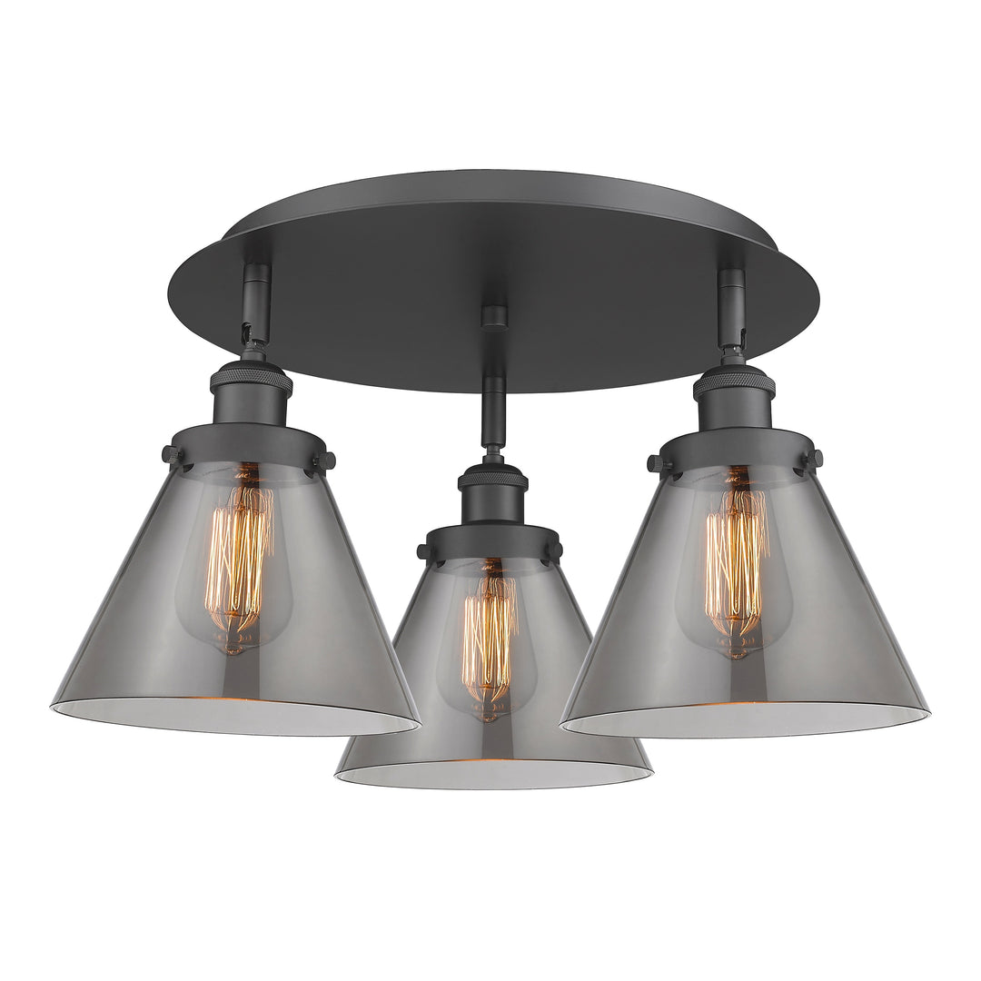 Innovations Downtown Urban 916-3C-BK-G43 Ceiling Light - Matte Black