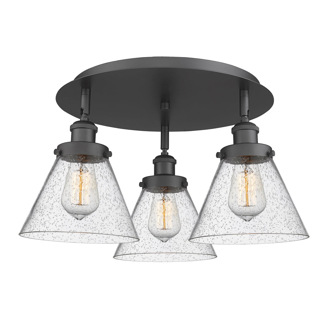 Innovations Downtown Urban 916-3C-BK-G44 Ceiling Light - Matte Black