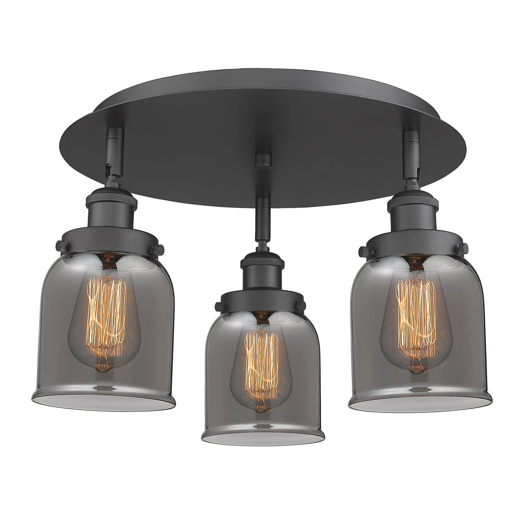 Innovations Downtown Urban 916-3C-BK-G53 Ceiling Light - Matte Black