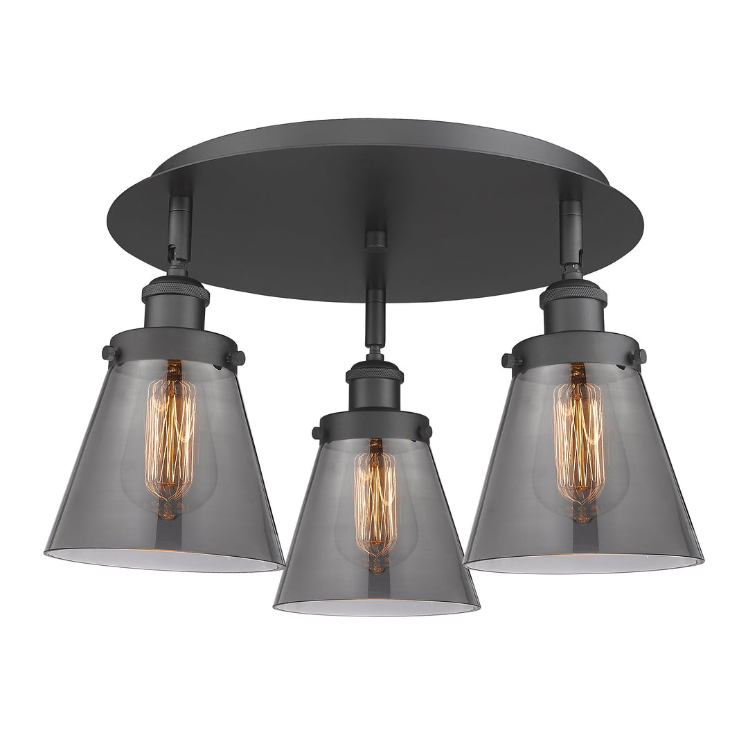 Innovations Downtown Urban 916-3C-BK-G63 Ceiling Light - Matte Black