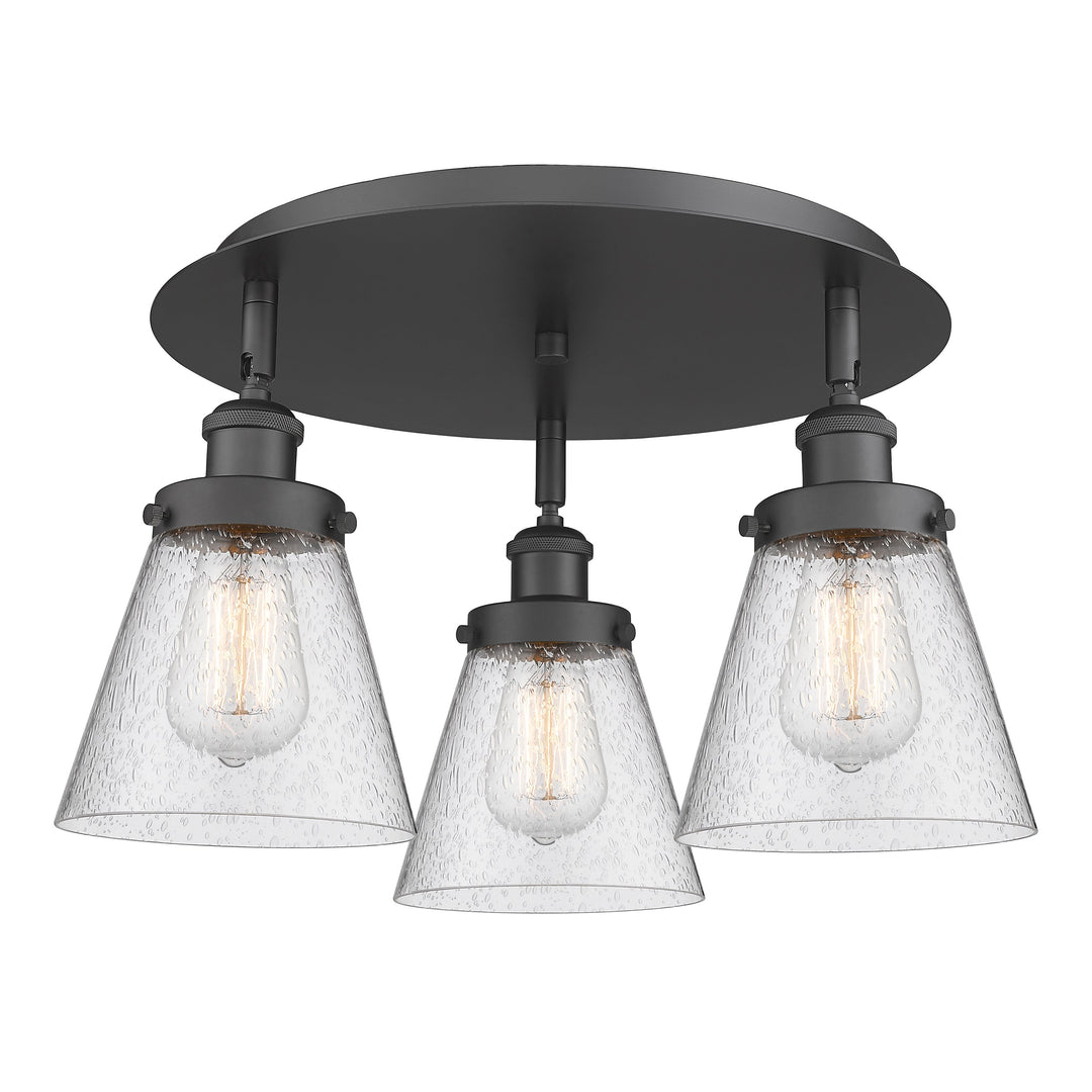 Innovations Downtown Urban 916-3C-BK-G64 Ceiling Light - Matte Black
