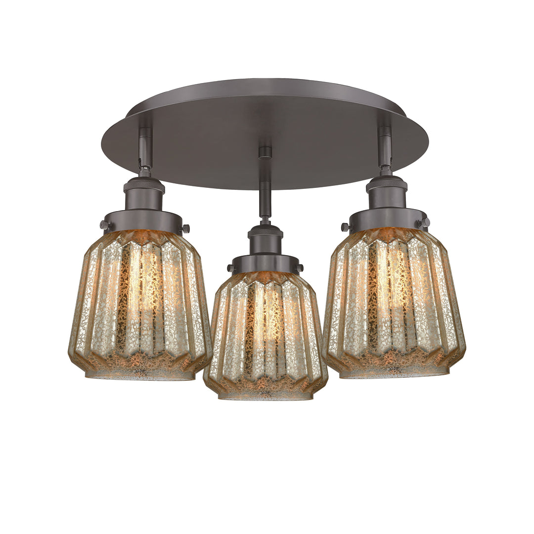Innovations Downtown Urban 916-3C-OB-G146 Ceiling Light - Oil Rubbed Bronze