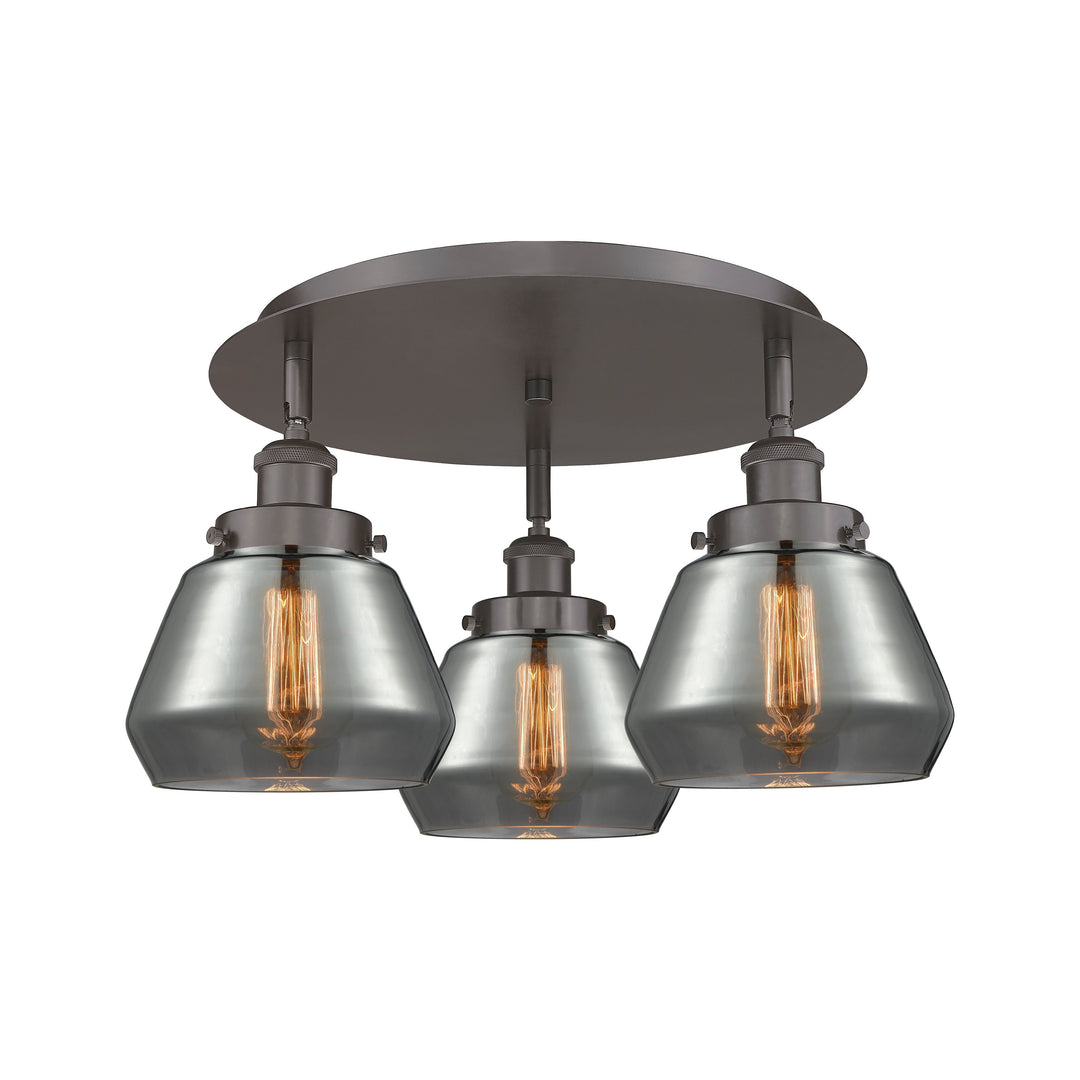 Innovations Downtown Urban 916-3C-OB-G173 Ceiling Light - Oil Rubbed Bronze