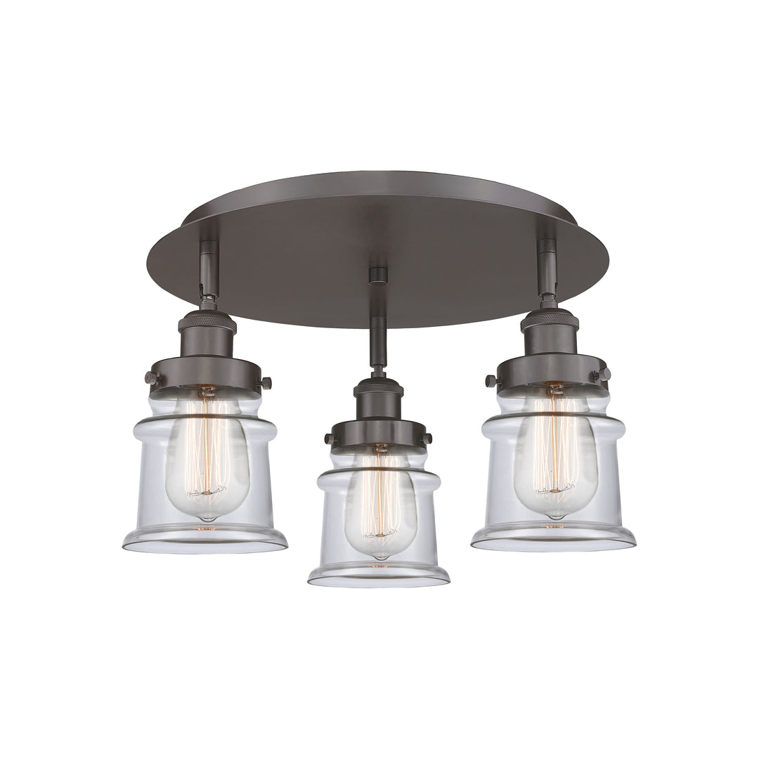 Innovations Downtown Urban 916-3C-OB-G182S Ceiling Light - Oil Rubbed Bronze