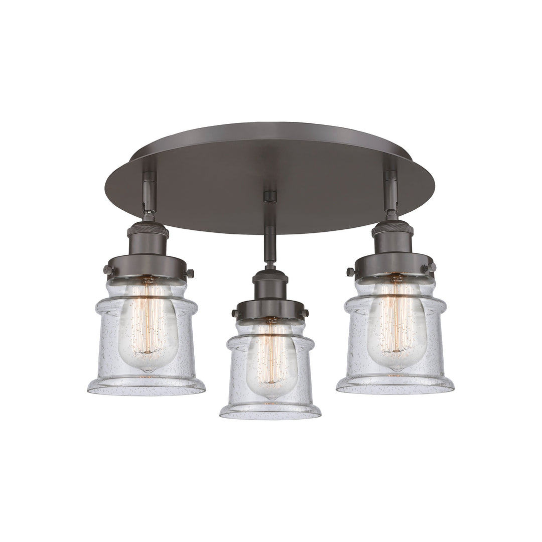 Innovations Downtown Urban 916-3C-OB-G184S Ceiling Light - Oil Rubbed Bronze