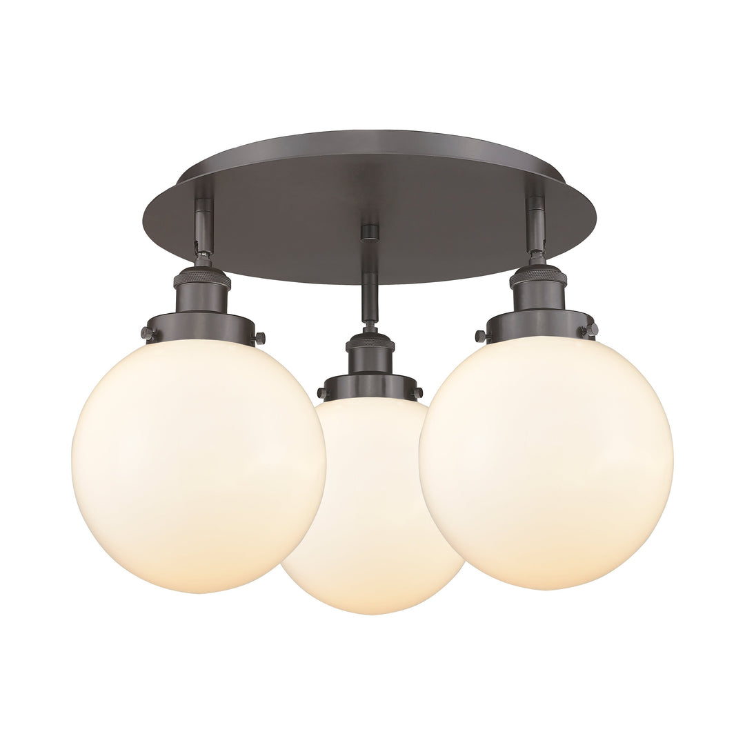 Innovations Downtown Urban 916-3C-OB-G201-8 Ceiling Light - Oil Rubbed Bronze