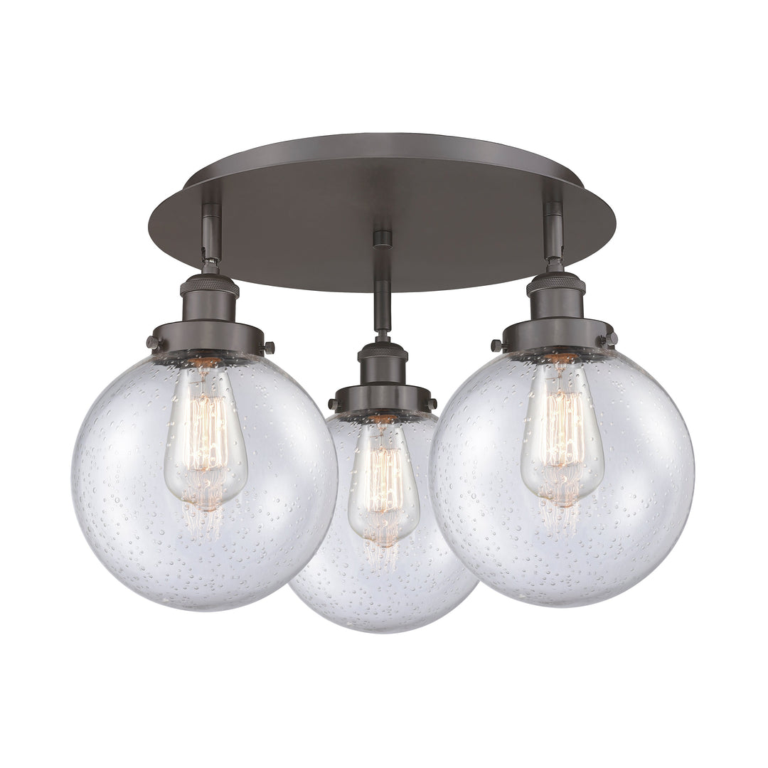 Innovations Downtown Urban 916-3C-OB-G204-8 Ceiling Light - Oil Rubbed Bronze