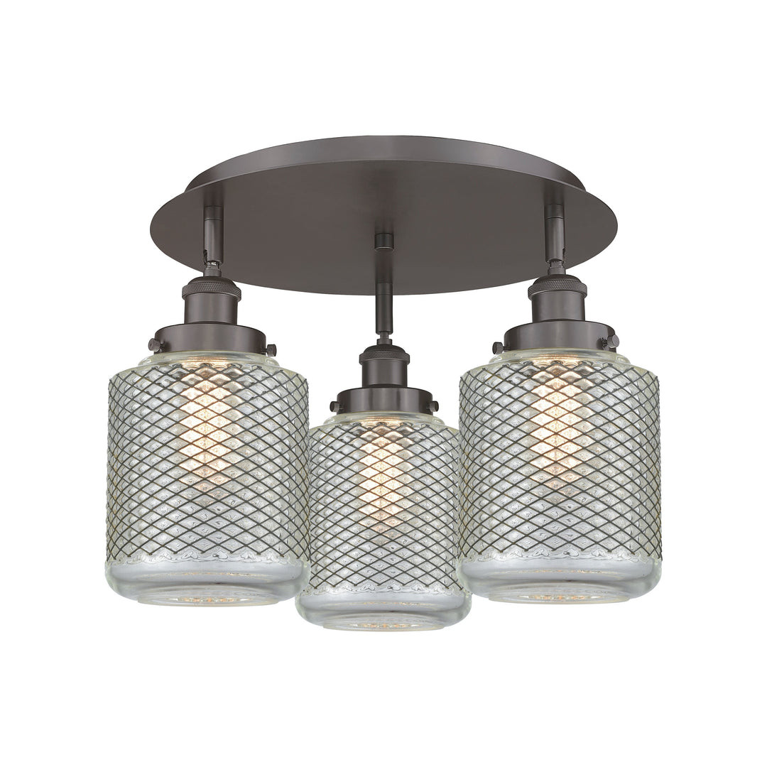 Innovations Downtown Urban 916-3C-OB-G262 Ceiling Light - Oil Rubbed Bronze