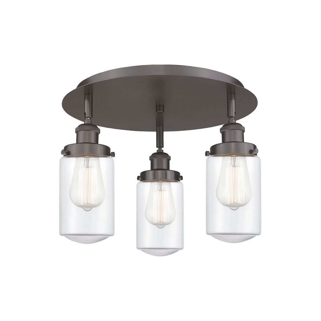 Innovations Downtown Urban 916-3C-OB-G312 Ceiling Light - Oil Rubbed Bronze