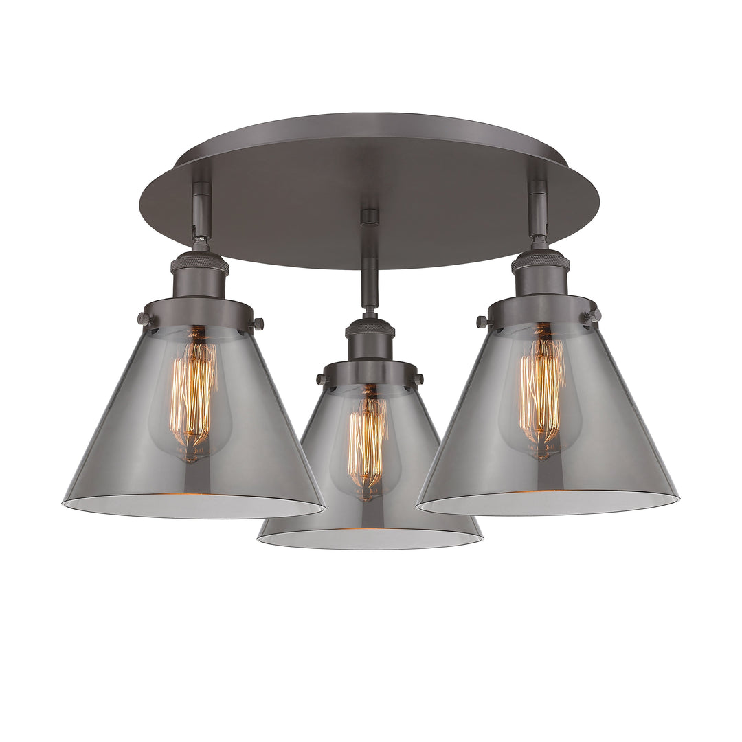 Innovations Downtown Urban 916-3C-OB-G43 Ceiling Light - Oil Rubbed Bronze