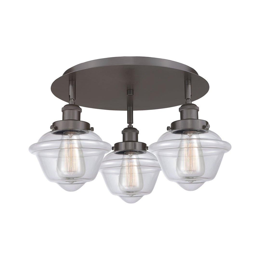 Innovations Downtown Urban 916-3C-OB-G532 Ceiling Light - Oil Rubbed Bronze