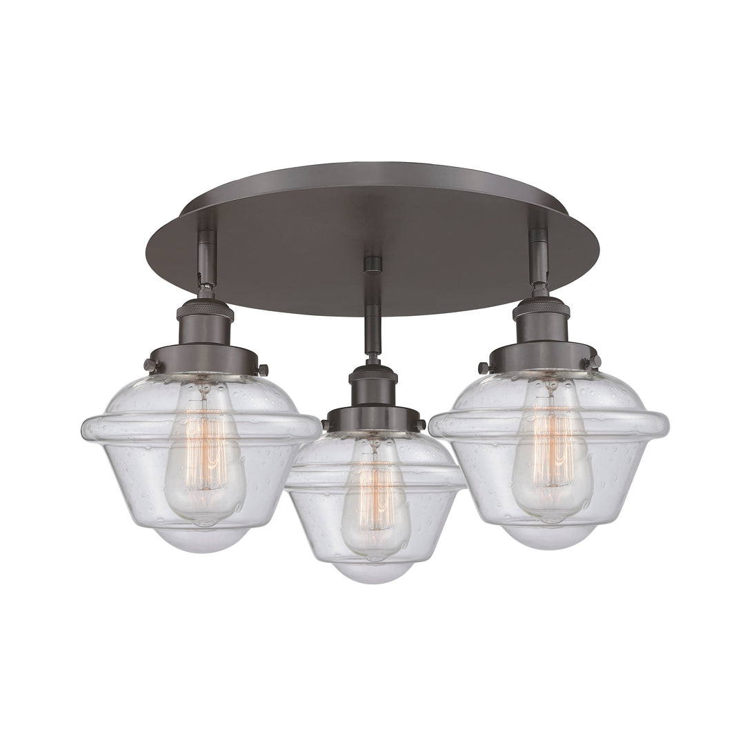 Innovations Downtown Urban 916-3C-OB-G534 Ceiling Light - Oil Rubbed Bronze