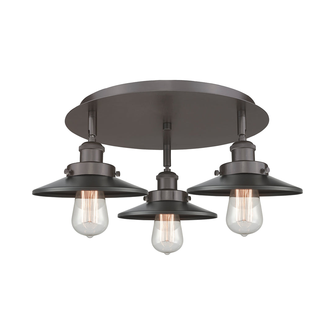 Innovations Downtown Urban 916-3C-OB-M5-OB Ceiling Light - Oil Rubbed Bronze