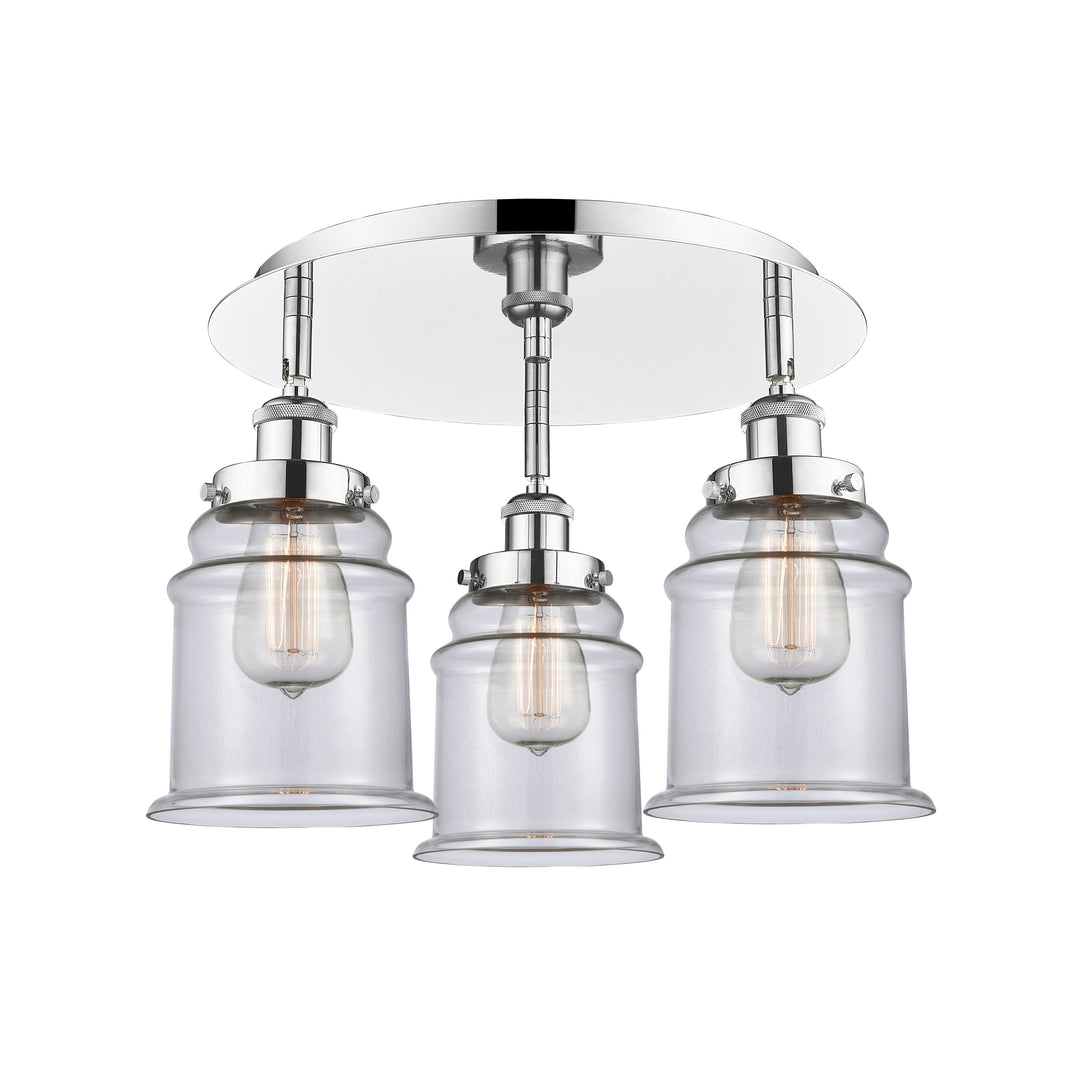 Innovations Downtown Urban 916-3C-PC-G182 Ceiling Light - Polished Chrome