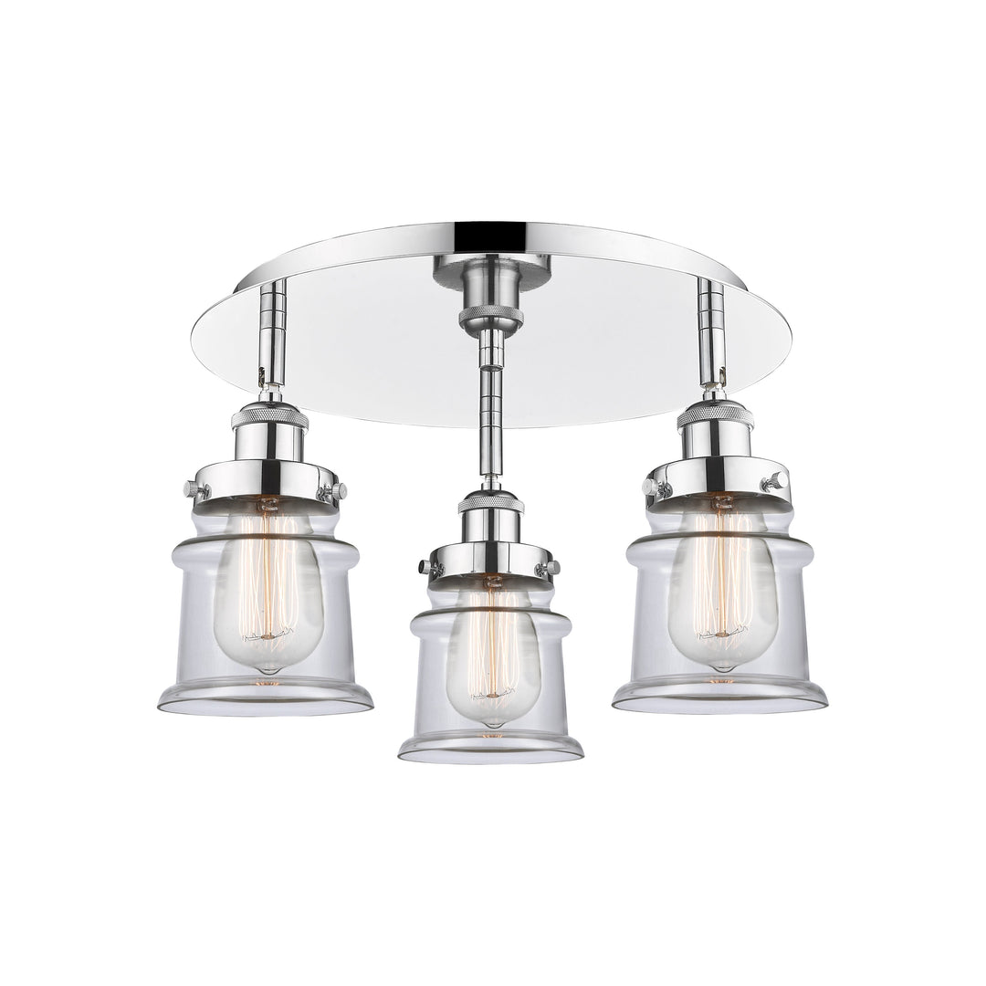 Innovations Downtown Urban 916-3C-PC-G182S Ceiling Light - Polished Chrome