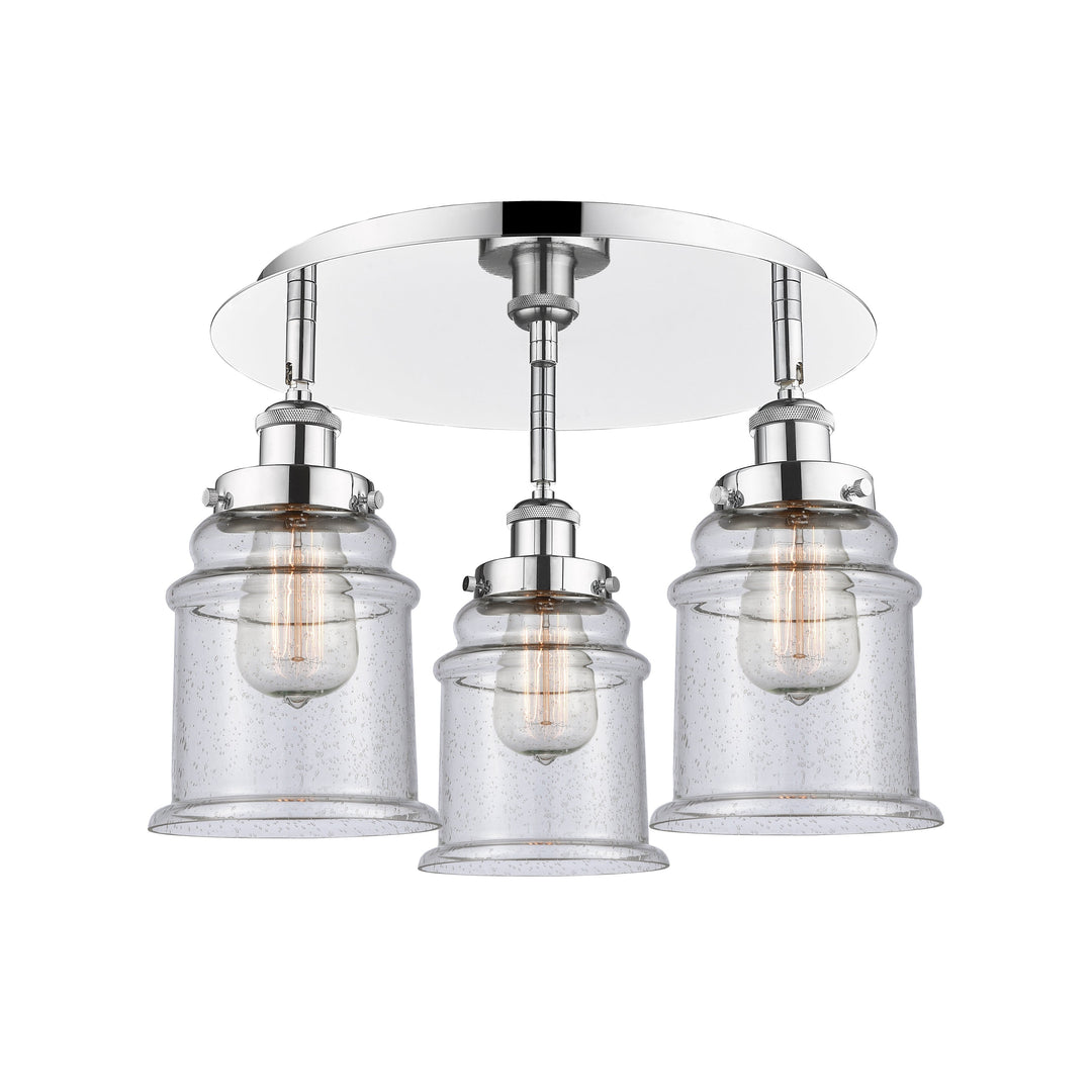 Innovations Downtown Urban 916-3C-PC-G184 Ceiling Light - Polished Chrome