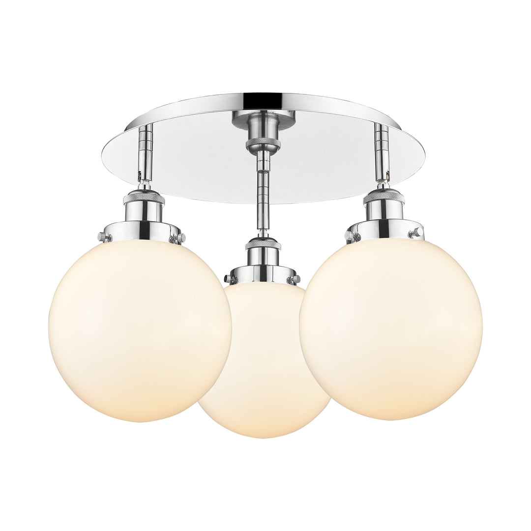 Innovations Downtown Urban 916-3C-PC-G201-8 Ceiling Light - Polished Chrome