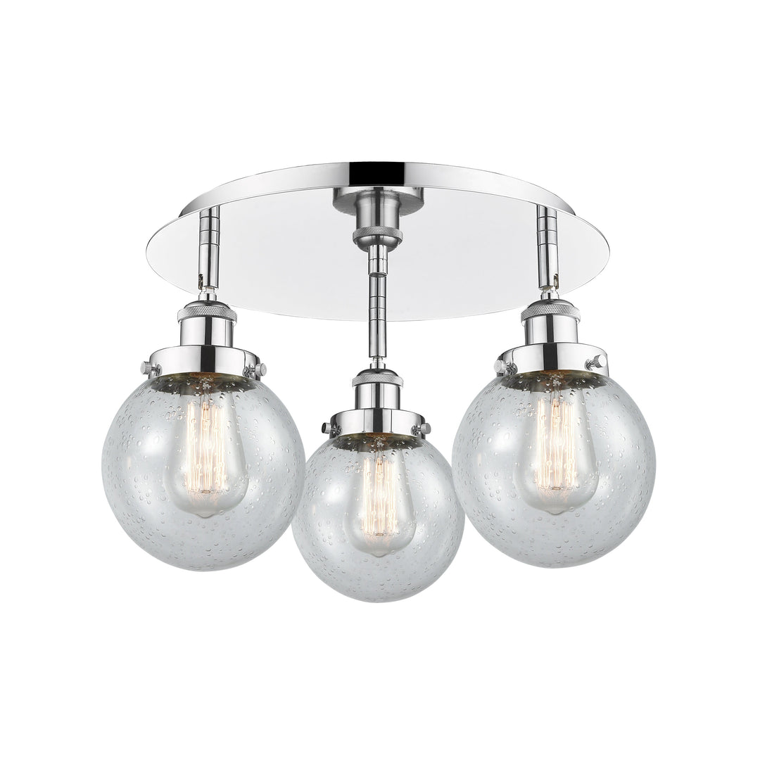 Innovations Downtown Urban 916-3C-PC-G204-6 Ceiling Light - Polished Chrome