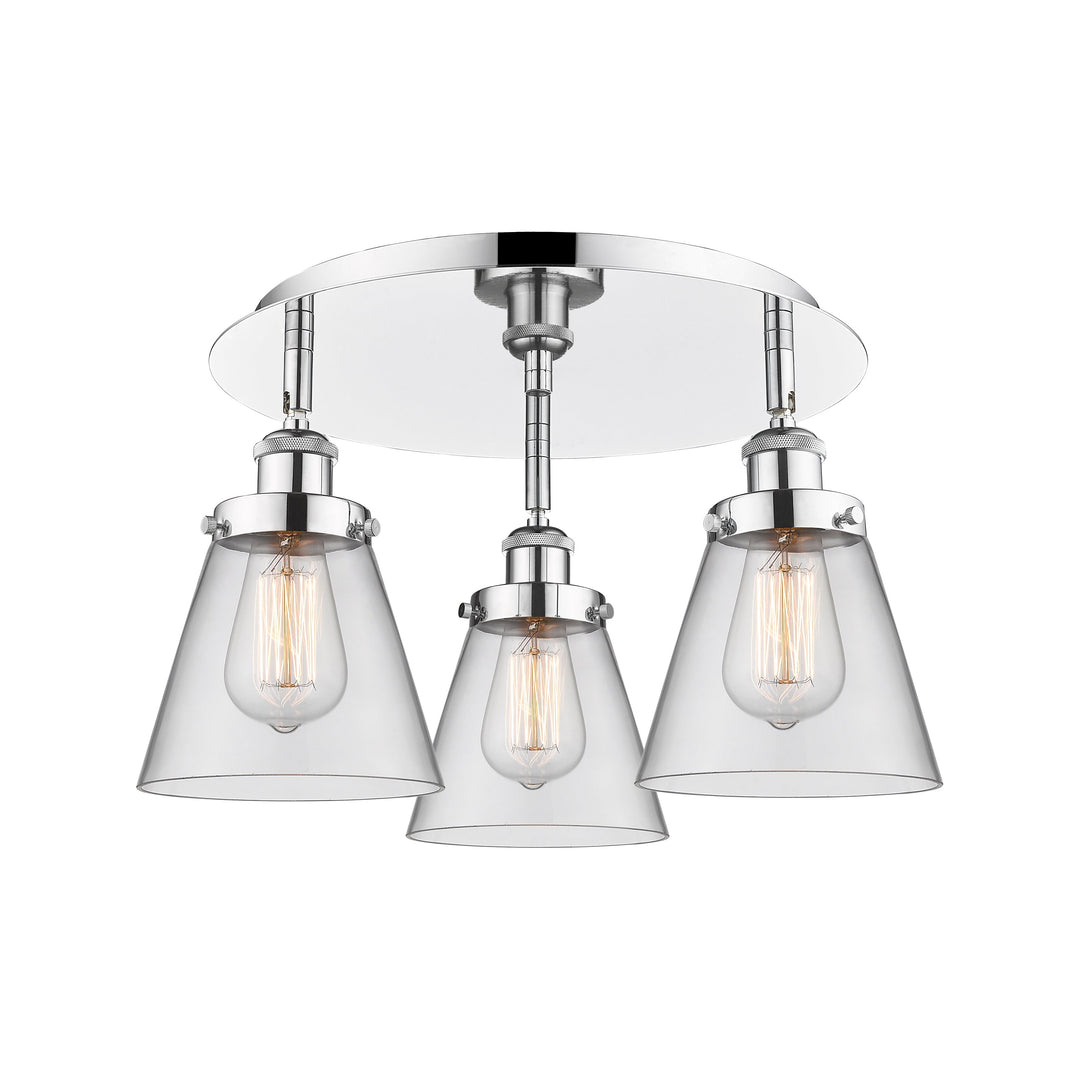 Innovations Downtown Urban 916-3C-PC-G62 Ceiling Light - Polished Chrome