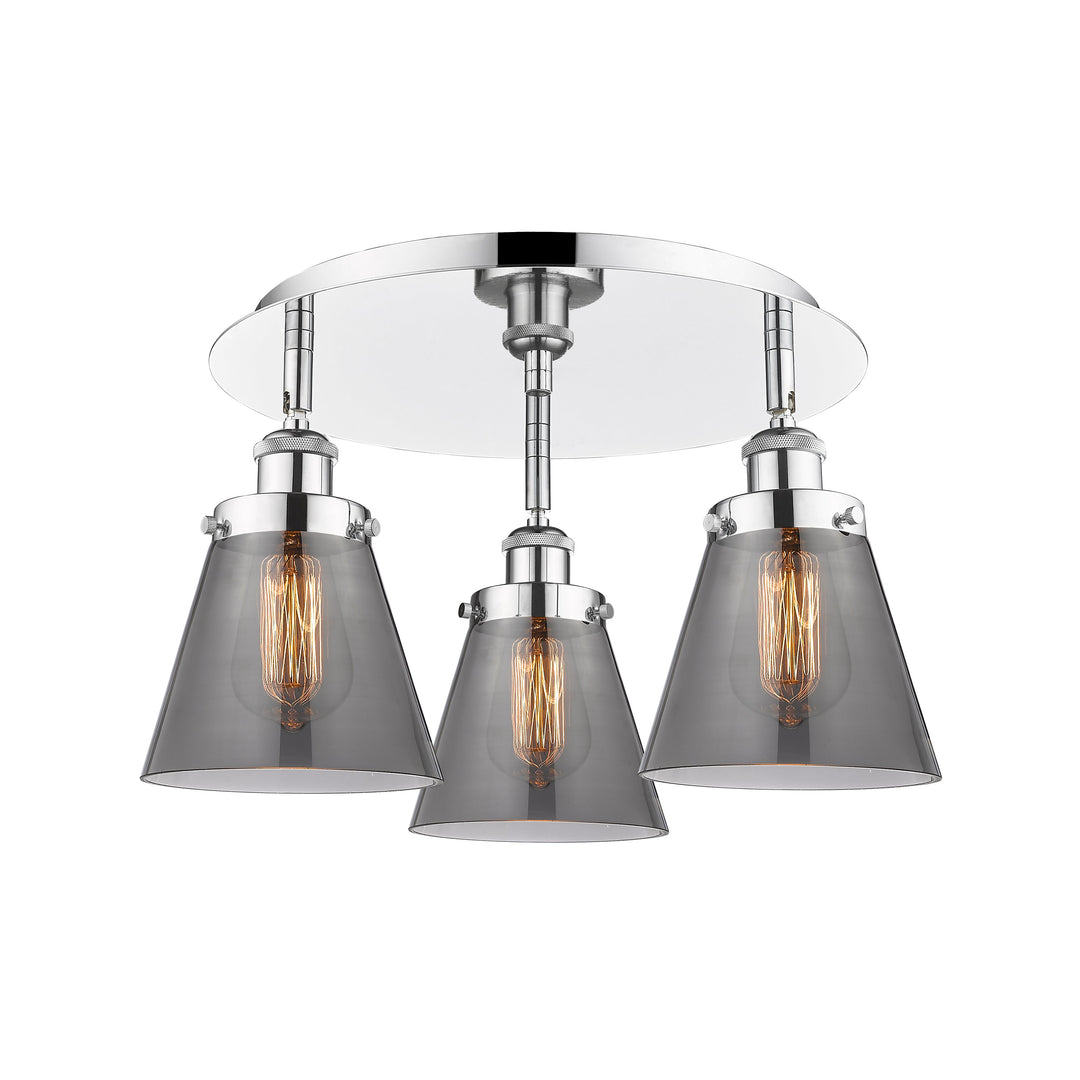 Innovations Downtown Urban 916-3C-PC-G63 Ceiling Light - Polished Chrome