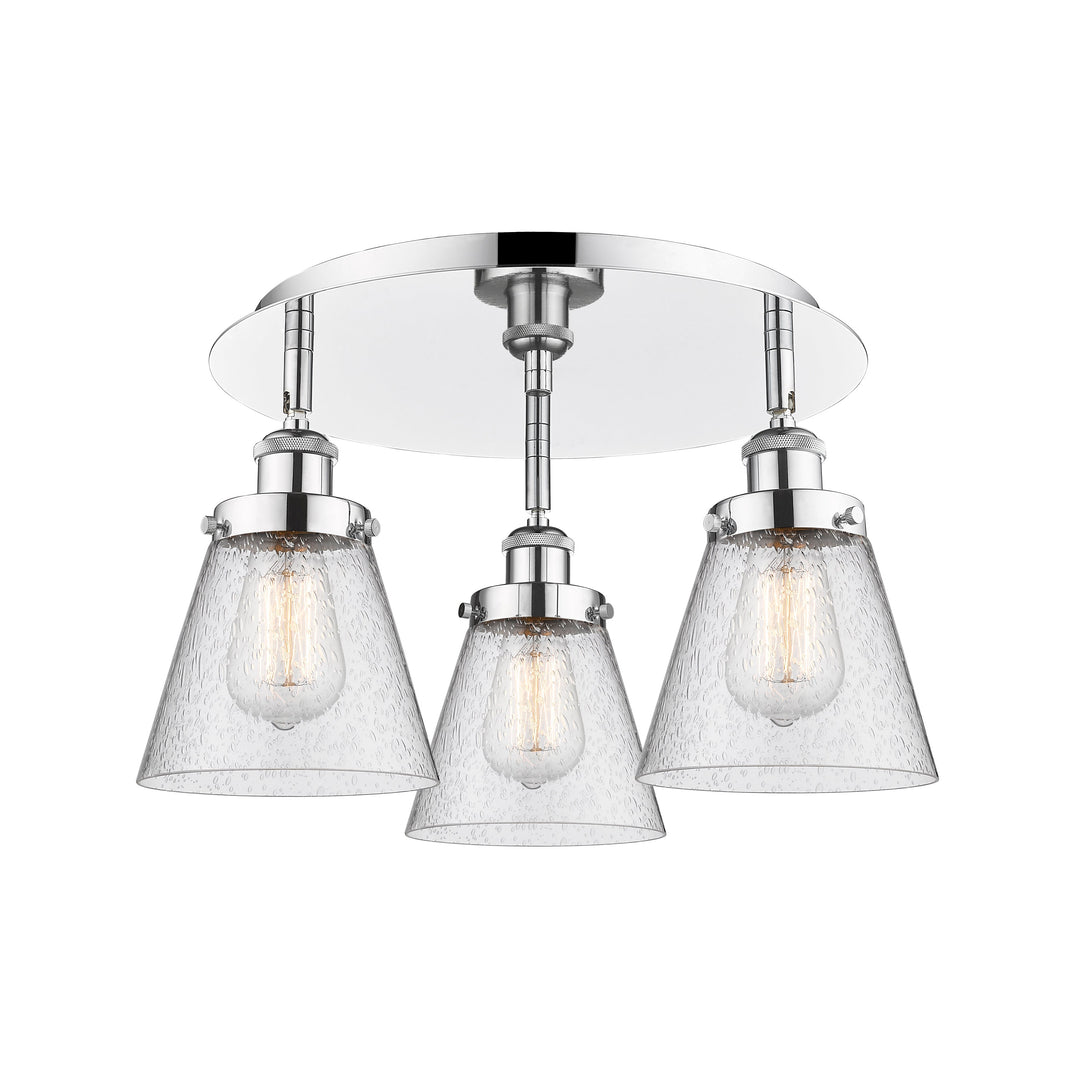 Innovations Downtown Urban 916-3C-PC-G64 Ceiling Light - Polished Chrome