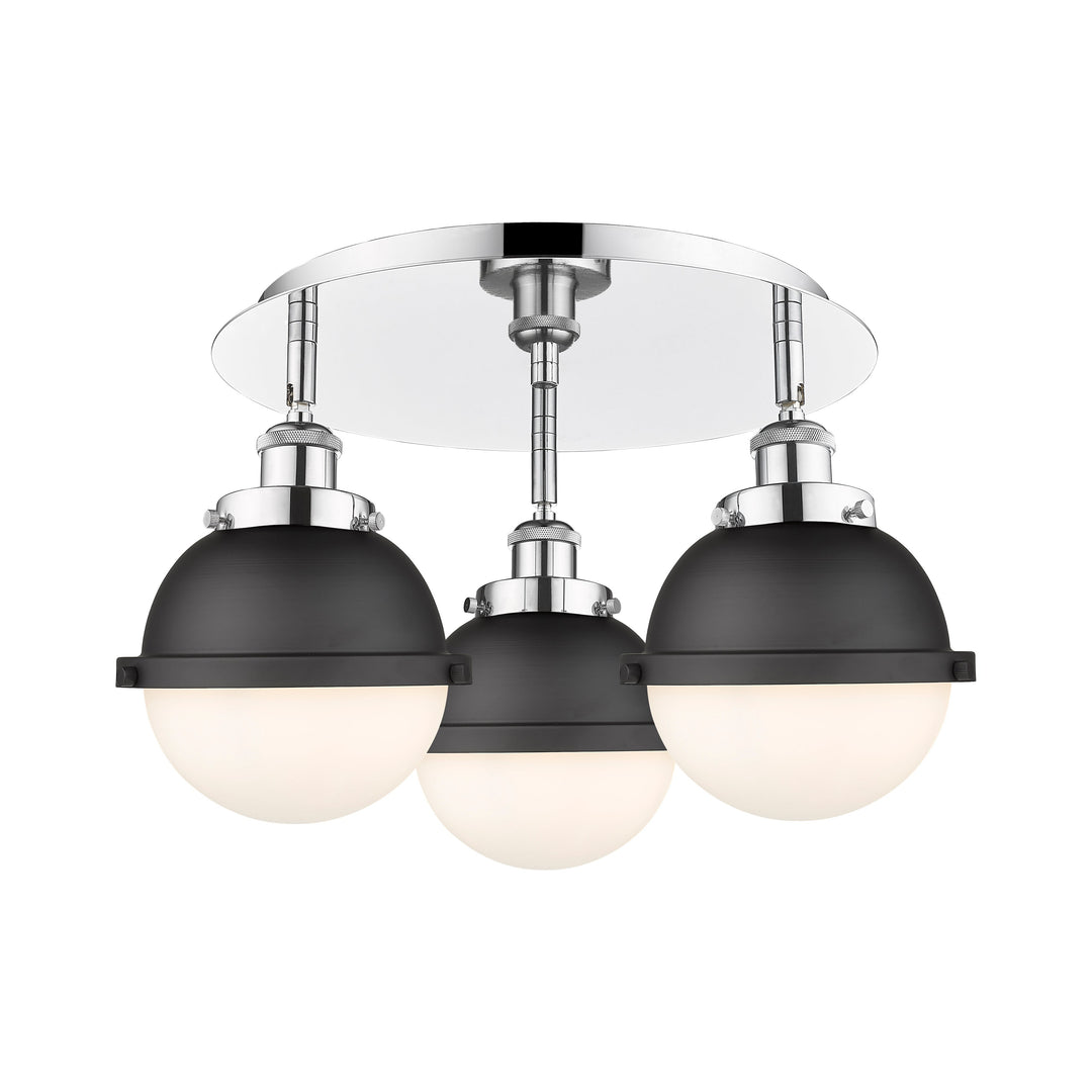 Innovations Downtown Urban 916-3C-PC-HFS-61-BK Ceiling Light - Polished Chrome