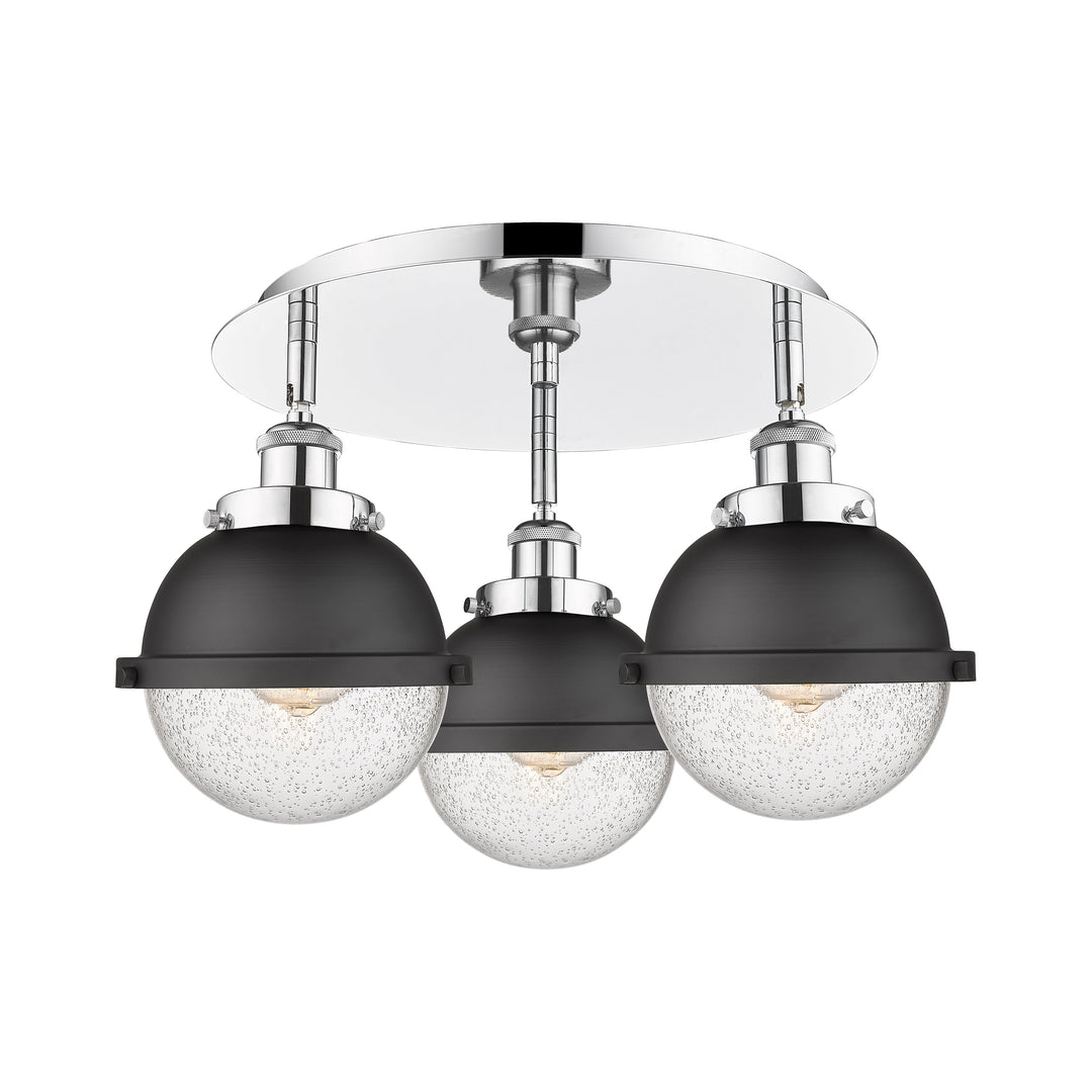 Innovations Downtown Urban 916-3C-PC-HFS-64-BK Ceiling Light - Polished Chrome
