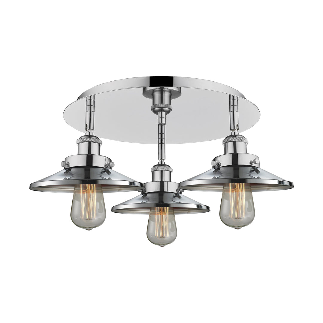 Innovations Downtown Urban 916-3C-PC-M7-PC Ceiling Light - Polished Chrome