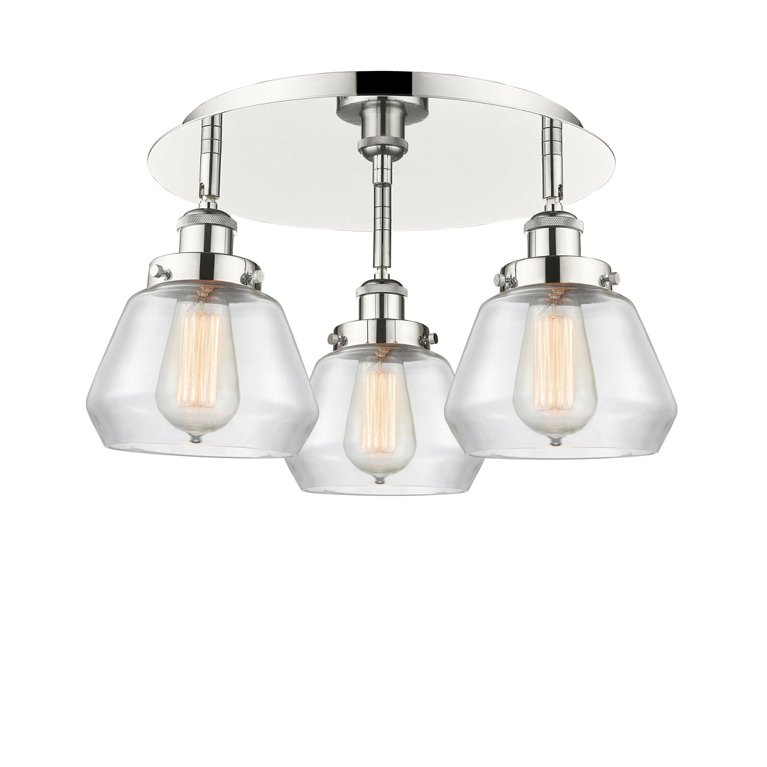 Innovations Downtown Urban 916-3C-PN-G172 Ceiling Light - Polished Nickel